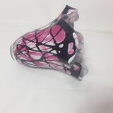 Vintage Murano glass paste vase in handkerchief shape