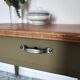 Khaki farm table