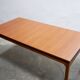 Extendable teak dining table by Gérard Guermonprez for Magnani editions
