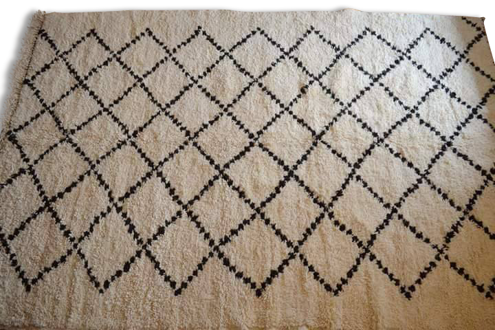 Carpet beni ouarain authentic, 232 x 217