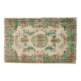Anatolian handmade vintage rug 276 cm x 175 cm