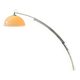 Vintage space age arc floor lamp in style of Guzzini