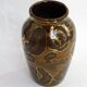 L. Brisdoux gilded copper vase