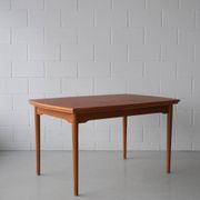 Dining table in Danish oak and teak.