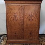 Charles x style cabinet in elm magnifying glass veneer