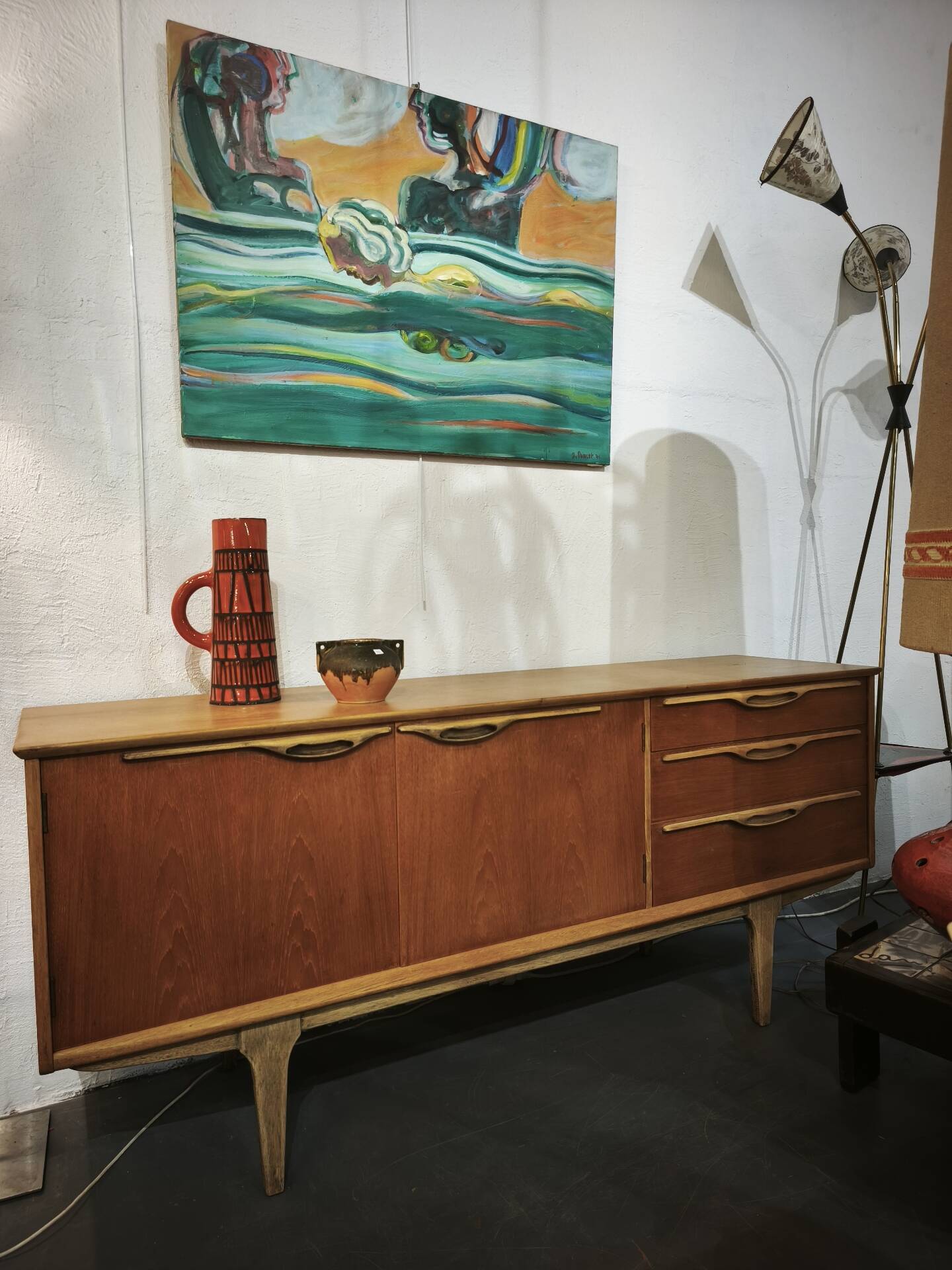 Vintage teak enfilade Jentique 1960