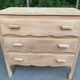 Commode art déco rénovée en bois brut 1930