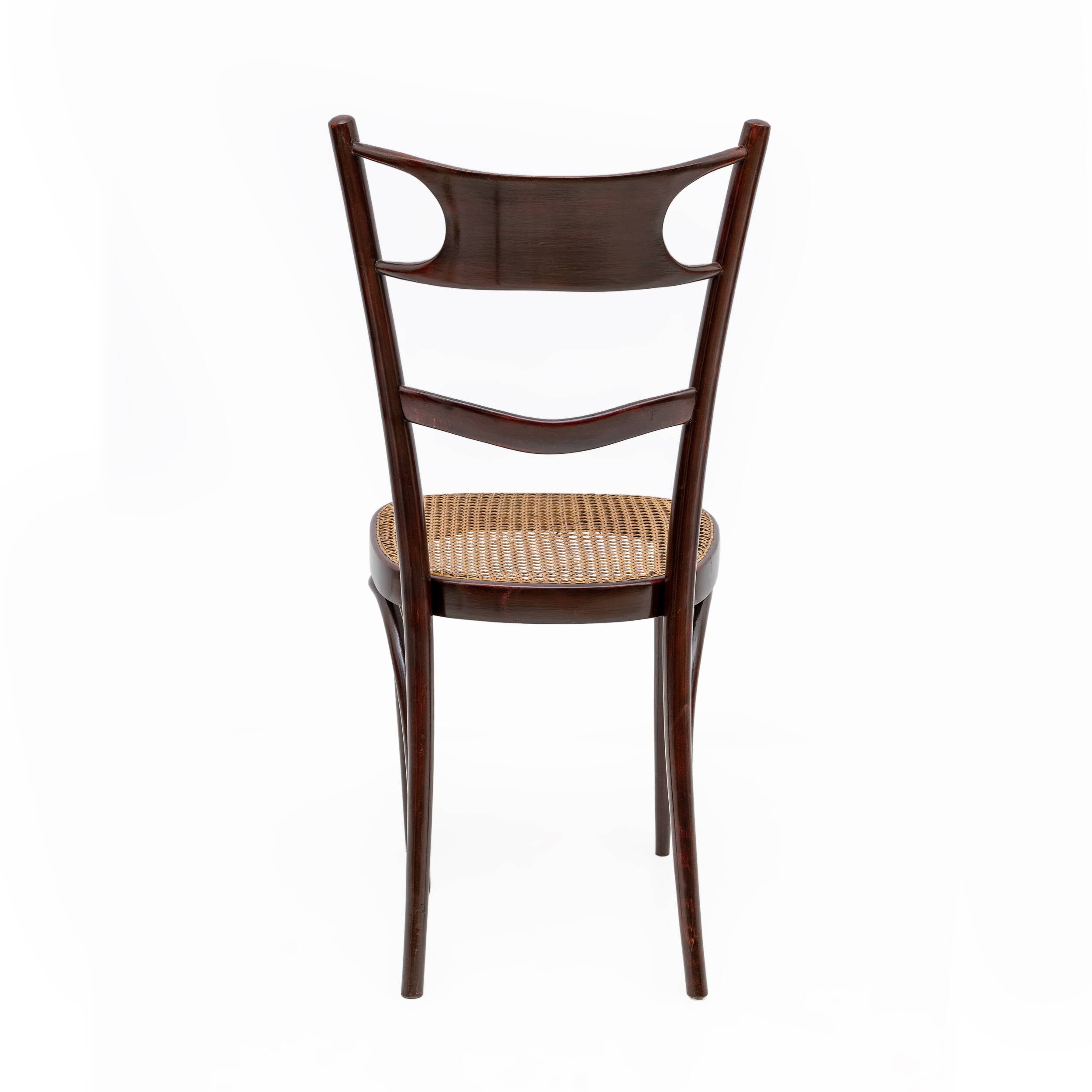 Set Early 20th Century Neapolitan Bent Beech Thonet Chairs Sautto&Liberale