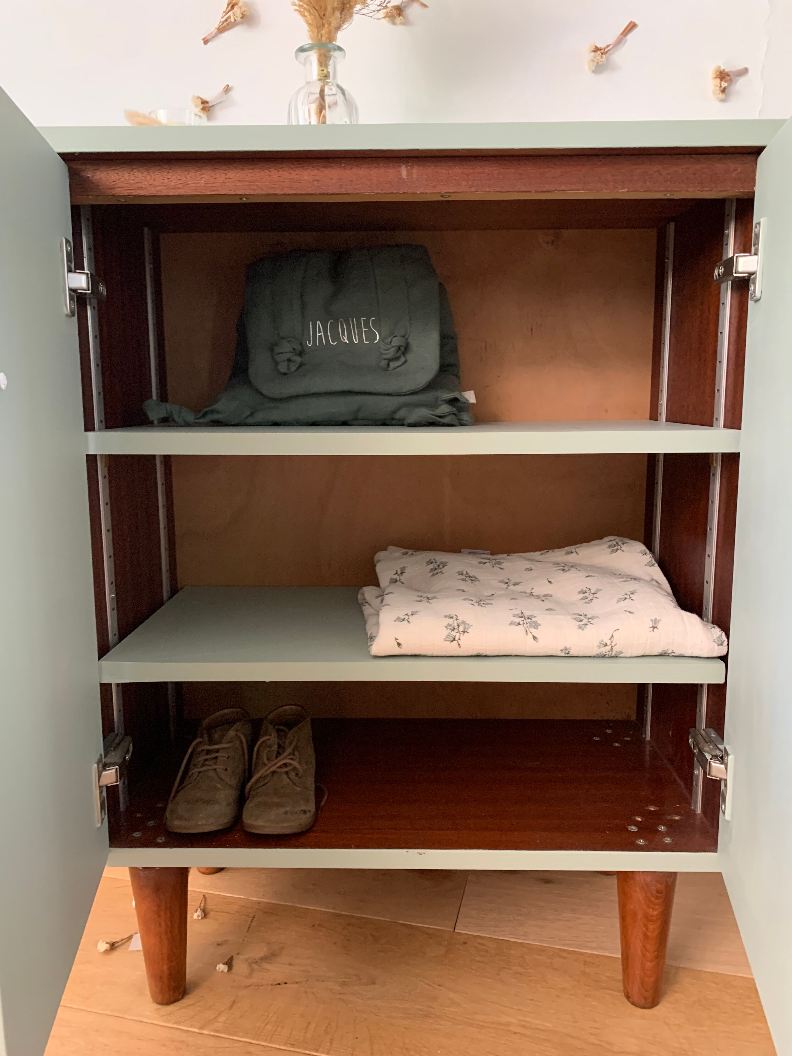 Almond green cabinet