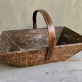 Wooden picking basket