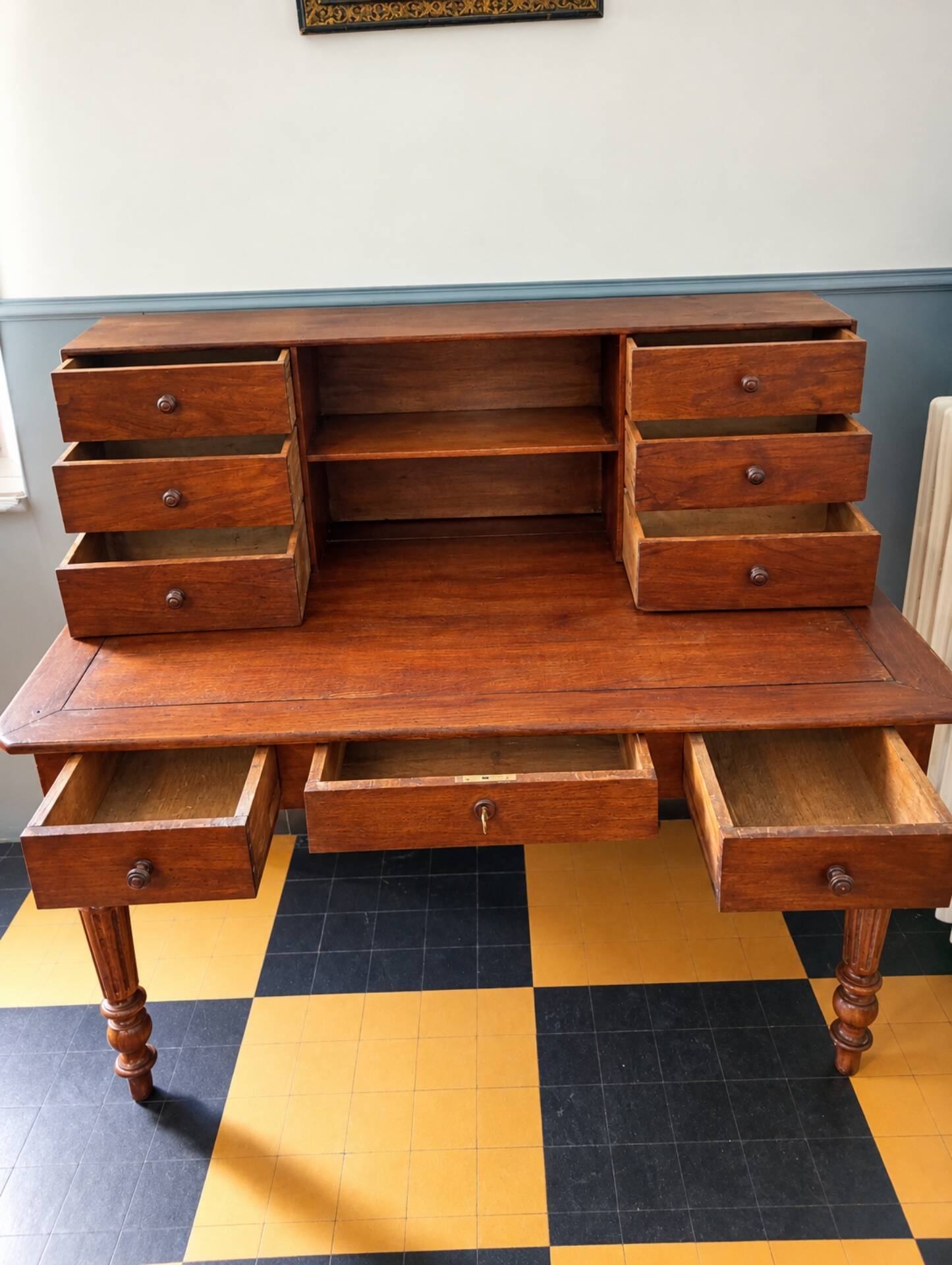 Teacher's desk, first half of the 20th century.