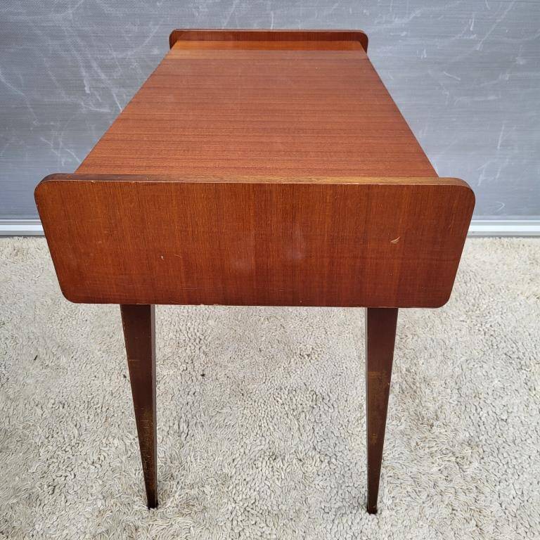 Scandinavian console dressing table desk with drop-down top