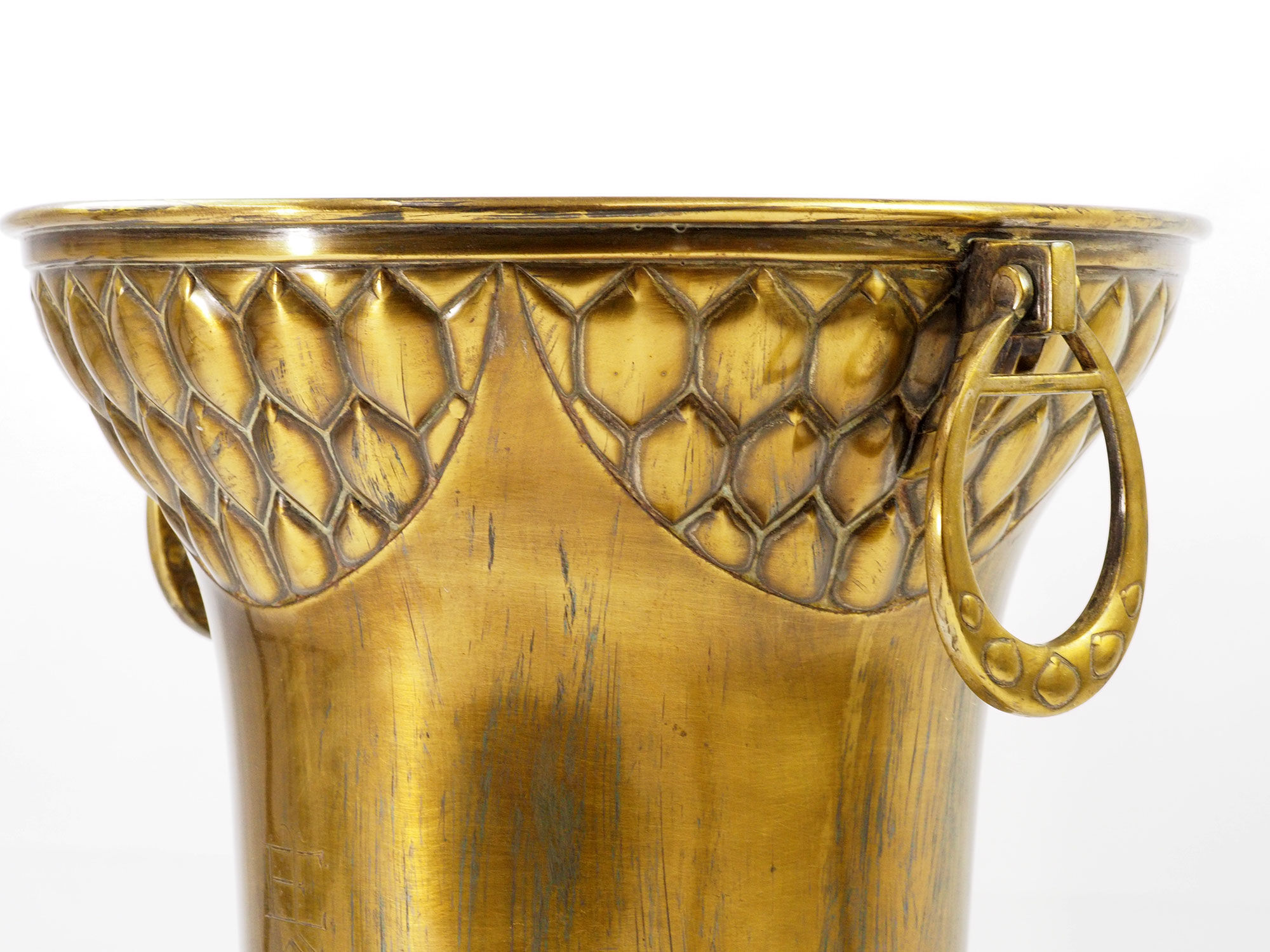 WMF Art Nouveau "Secession" champagne cooler ice bucket-circa 1900s