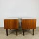 Pair of Scandinavian teak bedside tables, 1960s