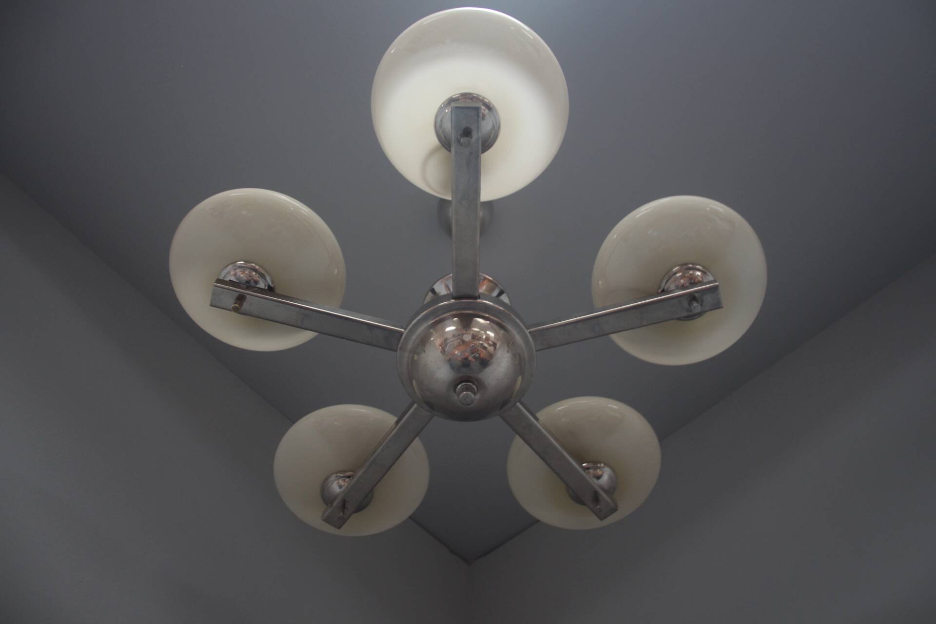 Art Deco Candlestick 1930s, Czechoslovakia