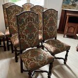 Chaises capitonnées