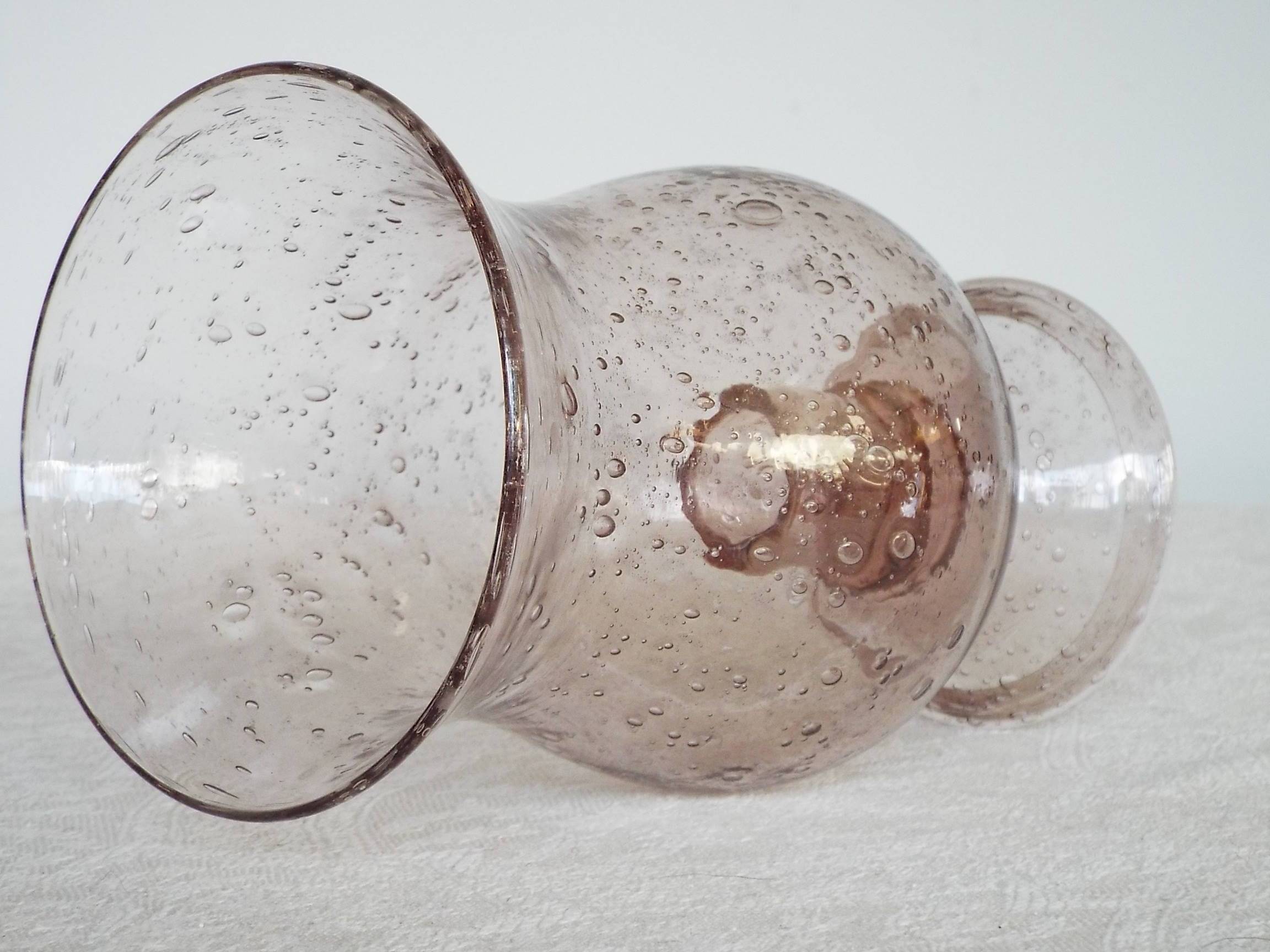 Biot vase candle holder