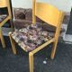 Chaise vintage 1980s Hiller design scandinave