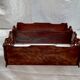 Old wall shelf in worked wood dimension: height -67cm- width --55cm-