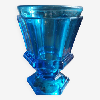 Charles X blue violet glass