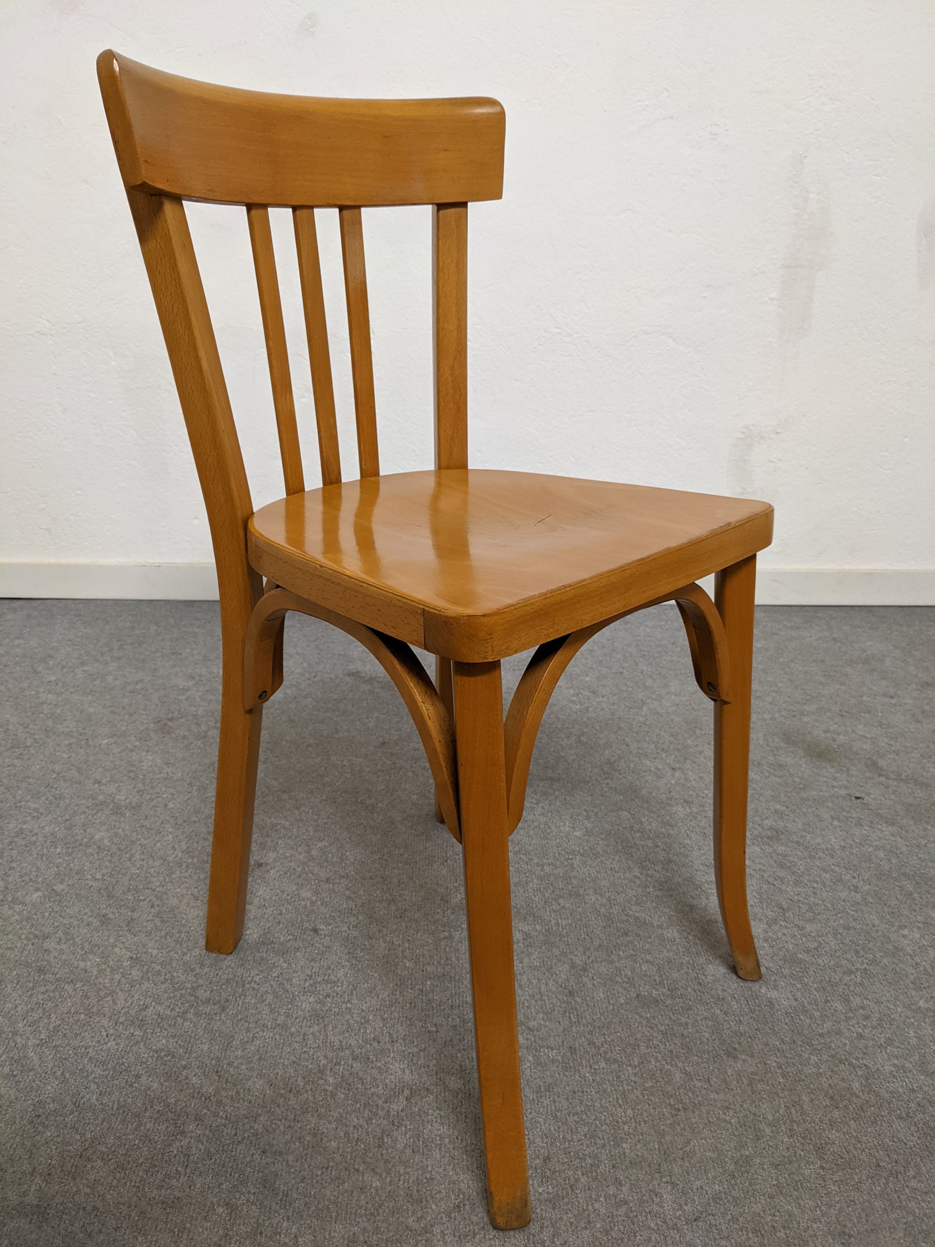 5 Baumann bistro chairs from the 1950s