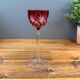 Set of 8 Coloured Cut Crystal Liqueur Glasses