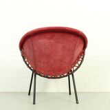 Balloon armchair by L. Erzeugnis for Lusch & Co, Germany, 1960s