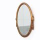 French oval gilded oak  carved art deco mirror, ca. 1925