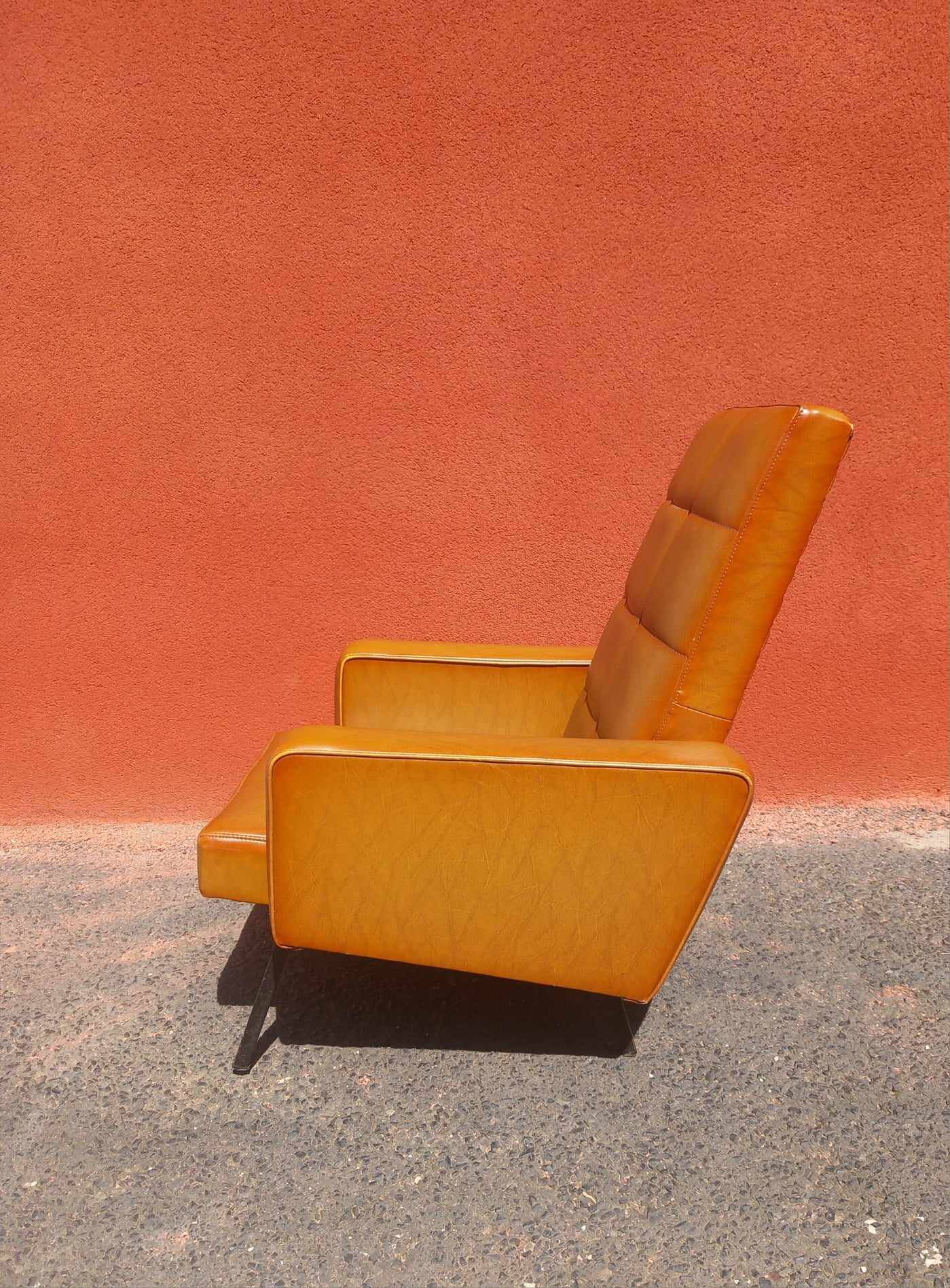 60's compass foot armchair