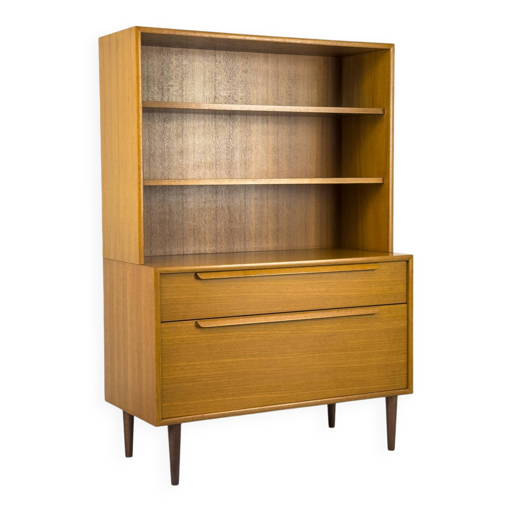 Teak bookcase with drawers from WK Möbel, 1960s
