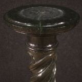 Italian twisted marble column from the 20th century