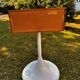 Vintage tulip foot bedside table