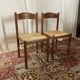 36 chaises vintage en hêtre et paille – Vente par lots – Grande série 