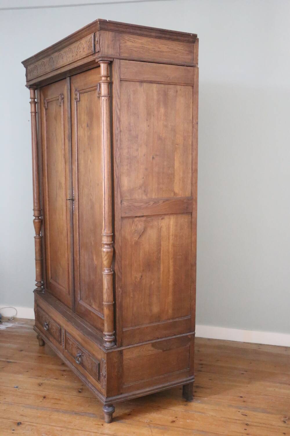 Large linen wardrobe