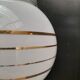 Pair of opaline pendant lights