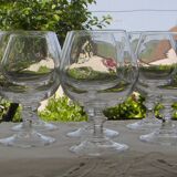 Set of 6 arques crystal cognac glasses. 25 cl.