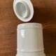 Apothecary pot in white Limoges porcelain
