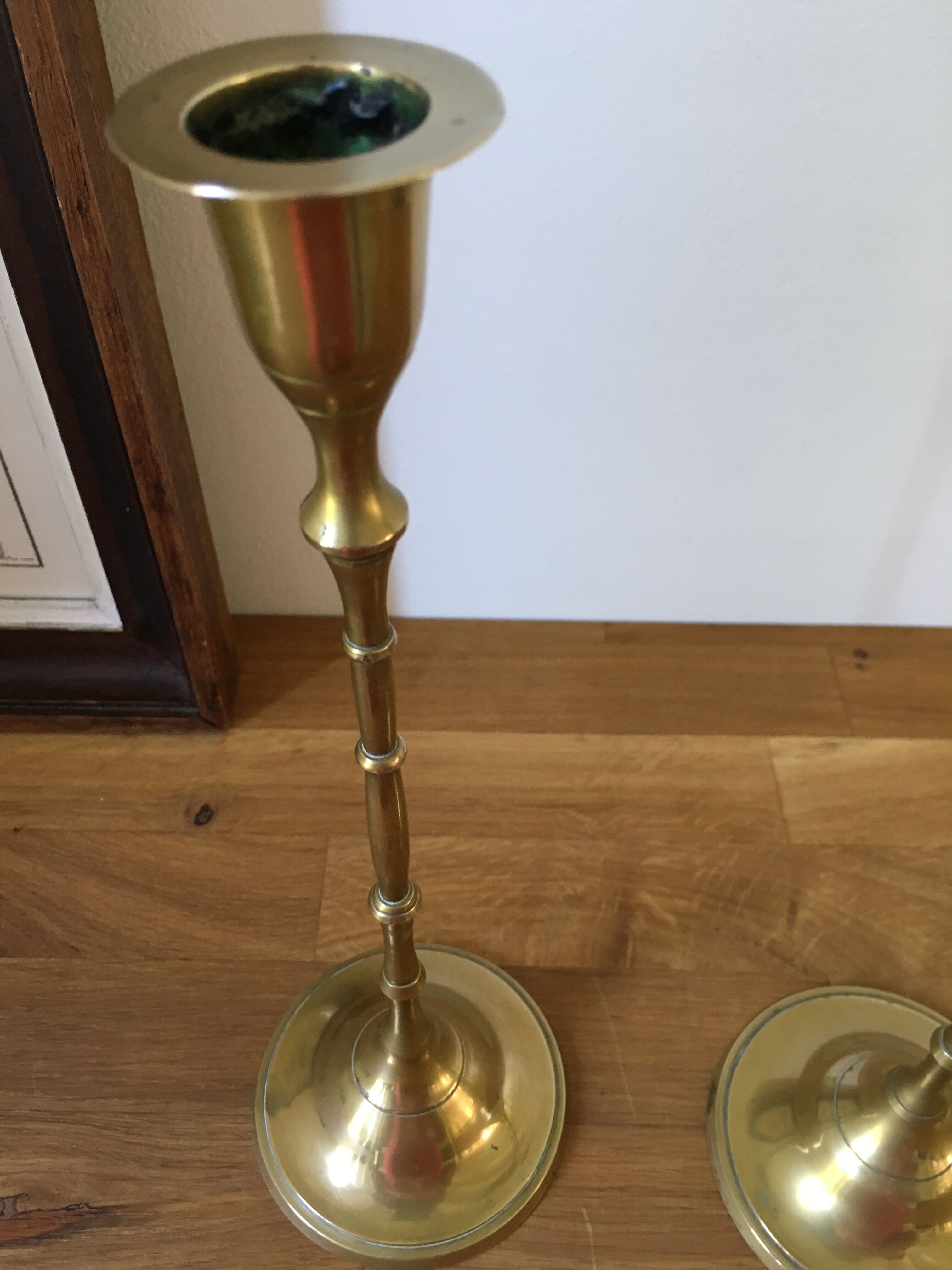 Pair of candlesticks in candlesticks