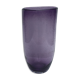 Vase en verre bullé soufflé violet