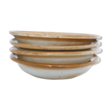 Set of 4 hollow plates Grès du Marais, vintage