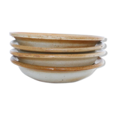 Set of 4 hollow plates Grès du Marais, vintage