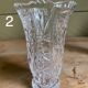Vase en verre ciselé