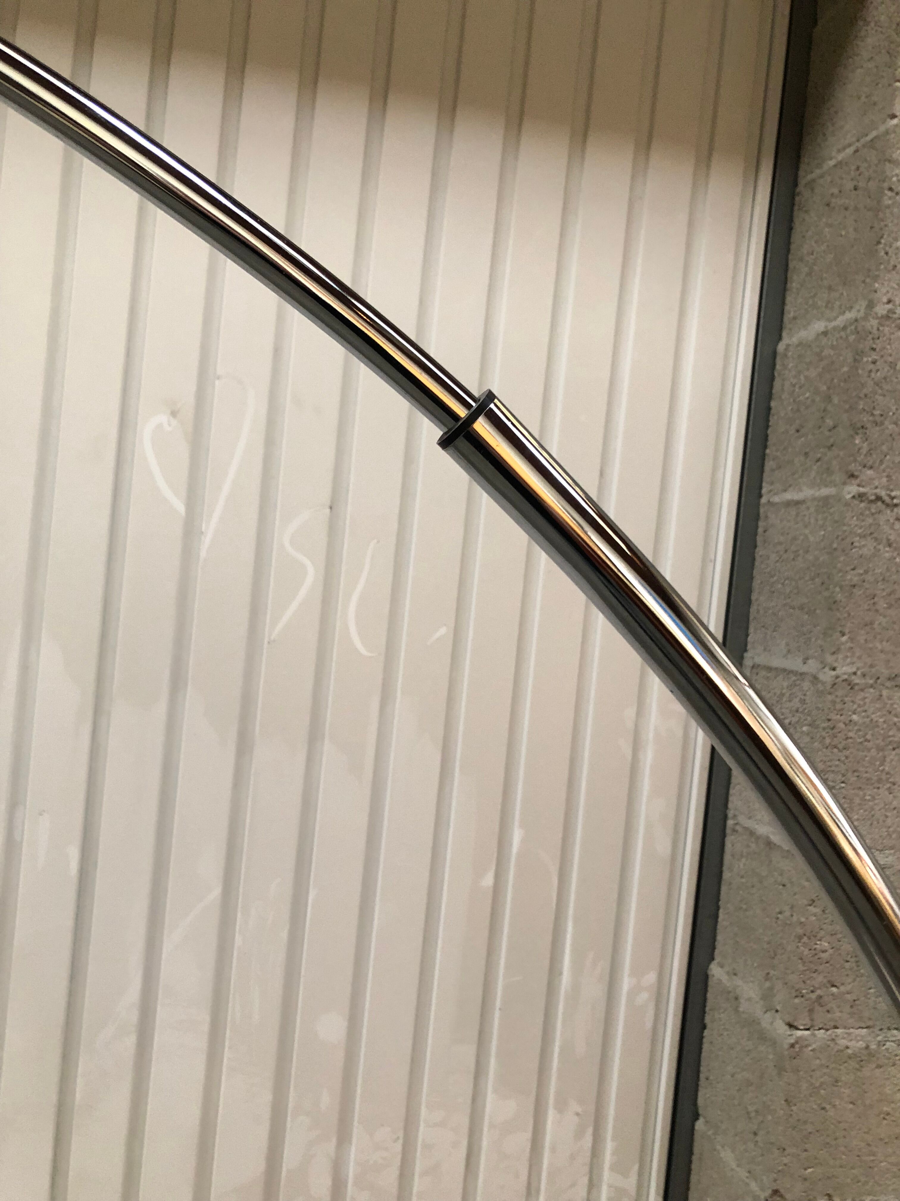 Arc floor lamp design of the 60s