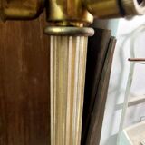 Barovier & Toso tripod floor lamp in gilded Murano glass 1930/40