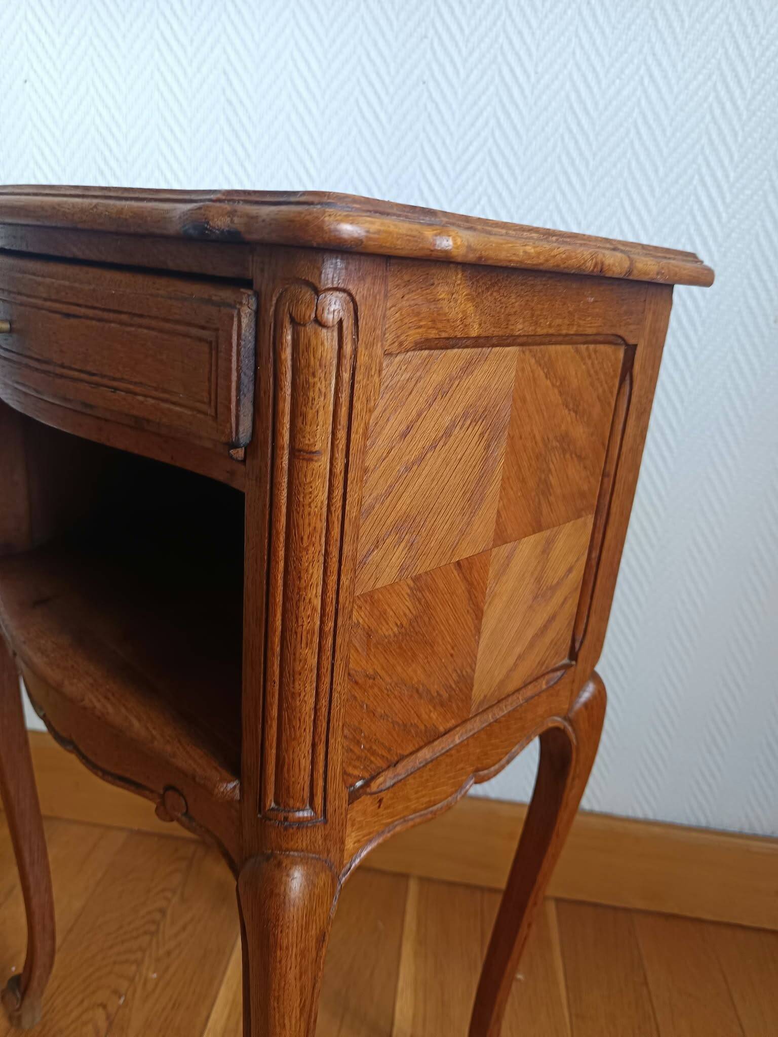 Louis XV style bedside table