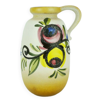 Scheurich vase colorful fat lava flower decor model 484-27