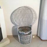 Emmanuelle armchair in rattan