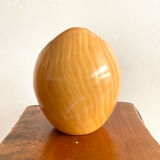 Vase Grandjean Jourdan imitation wood Vallauris