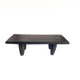 Solid wood bench or coffee table 104 cm – Unique Senufo piece, craftsmanship