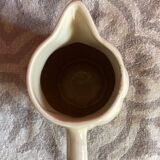 White Ceramic Pitcher 1950s